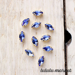 珠寶配件A級10級玻璃（藍寶石）ah-133d 第2張的照片