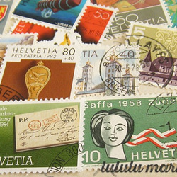 外国切手（スイス）20枚　po-011 1枚目の画像