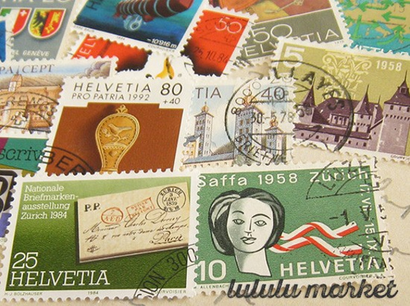 20枚外國郵票（瑞士）po-011 第1張的照片