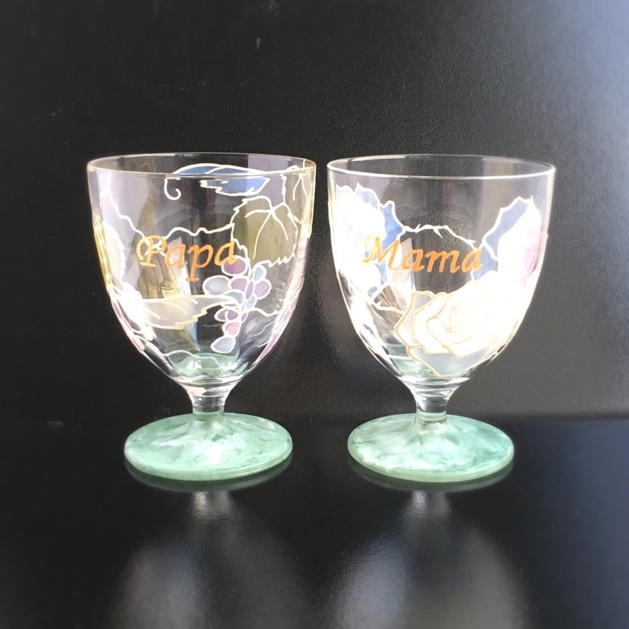 【母の日】信頼ブドウまたは愛情バラプチワイングラス1つ|結婚祝い・両親プレゼント・両親贈呈品・還暦祝い・退職祝い・誕生日