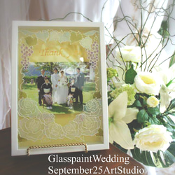 【父母禮品·結婚禮品·婚禮婚禮板】葡萄與玫瑰/謝謝板圖片新鮮手提包 第1張的照片