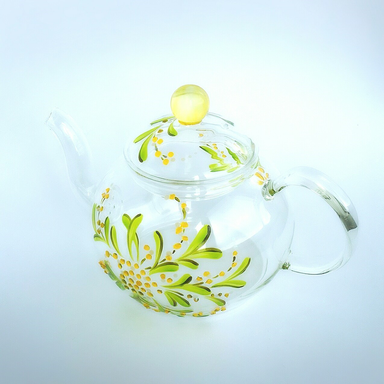 【母の日プレゼント】ミモザティーポット｜母の日ギフト・還暦祝い・退職祝い・お母さんの誕生日プレゼント