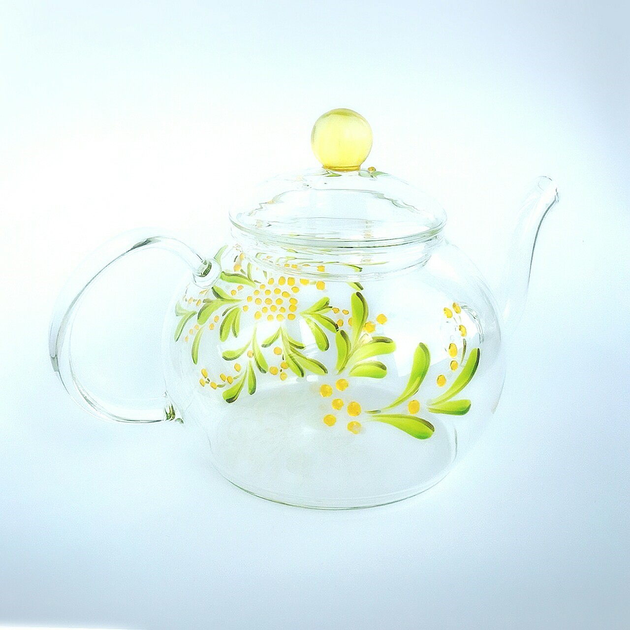 【母の日プレゼント】ミモザティーポット｜母の日ギフト・還暦祝い・退職祝い・お母さんの誕生日プレゼント