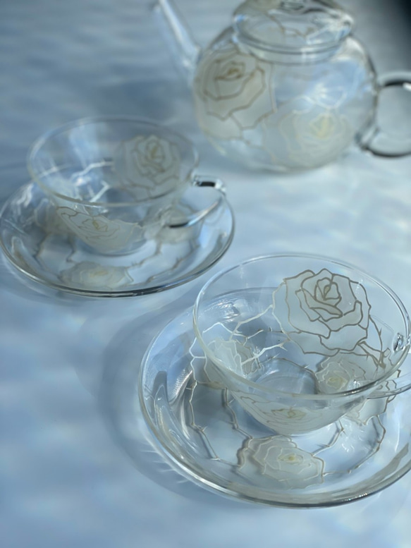 【母親節禮物】白玫瑰花盆1個/生日禮物 第4張的照片