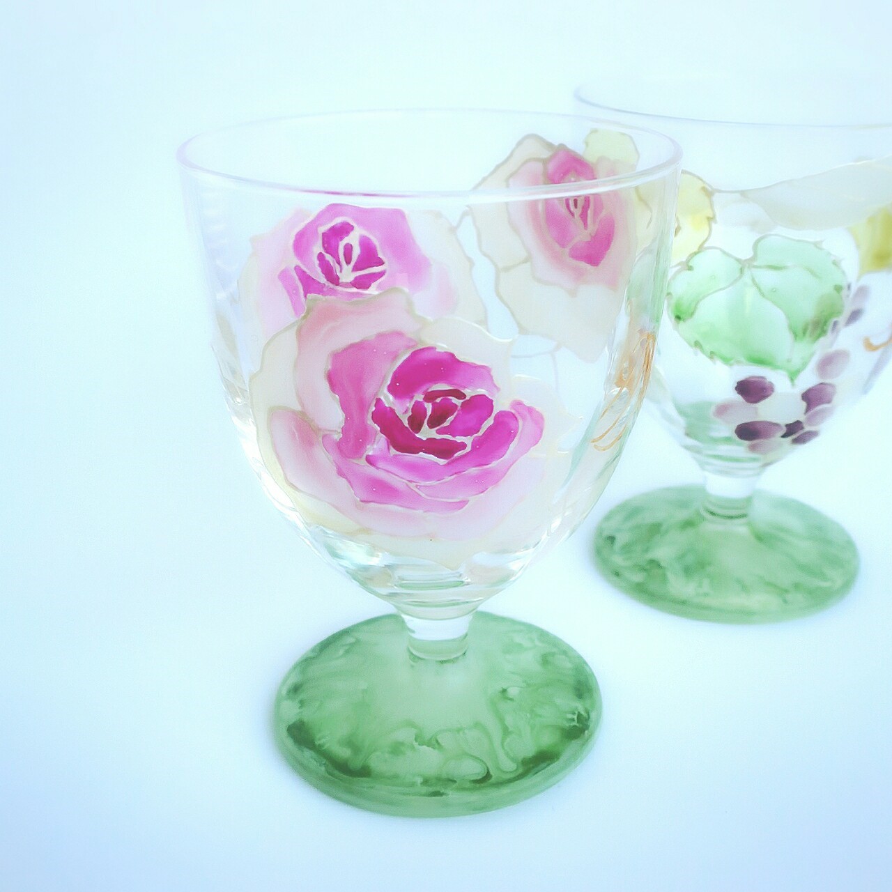 【母の日ギフト】愛情のピンクローズ大理石風グラス1つ｜結婚祝い・両親贈呈品・還暦祝い・退職祝い・誕生日プレゼント 6,160円