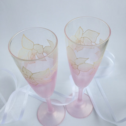 春天的花朵【蘭花】香蘭花Symbidium香檳杯1個|結婚禮物，父母禮物，母親節禮物，生日禮物 第4張的照片
