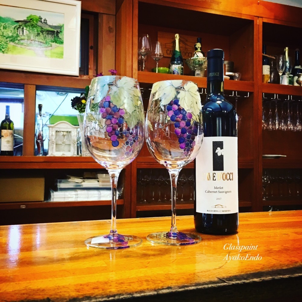 【ブドウ】大振りの葡萄ワイングラス1客/父の日ギフト・母の日ギフト・誕生日プレゼント・還暦祝い・結婚祝い