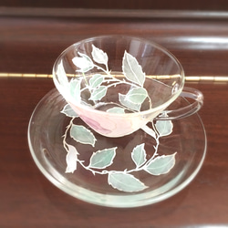 [預購] [母親節禮物] 1個印有哈里奧名字的盛開茶杯 [玫瑰] 法國古董玫瑰 | 60歲生日/生日禮物 第4張的照片