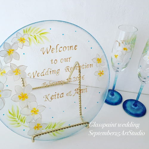 ハワイアン 花文字 絵画 ウエルカムボード Pin page