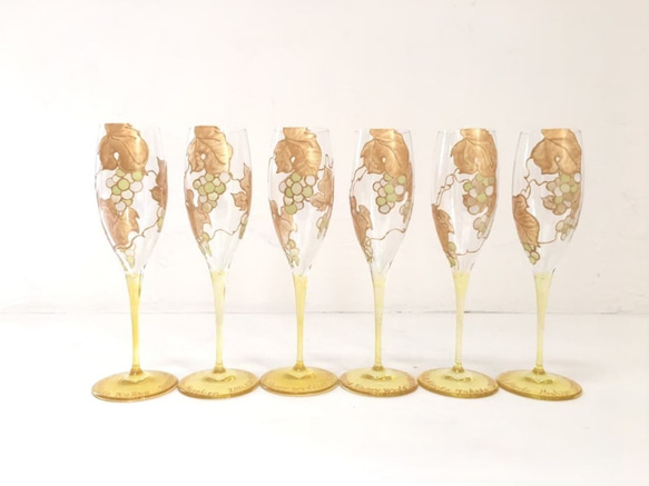 [金葡萄] 1馬斯喀特香檳玻璃杯|父母禮物，父母禮物，結婚禮物，60歲生日慶祝活動，退休慶祝活動，新居慶祝活動，生日 第6張的照片