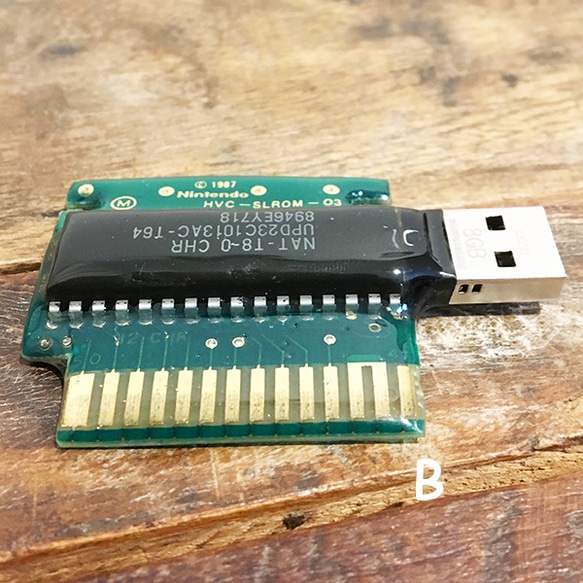ROM型 USBメモリ 8GB 16GB ★ ゲームソフト レトロ リメイク 4枚目の画像