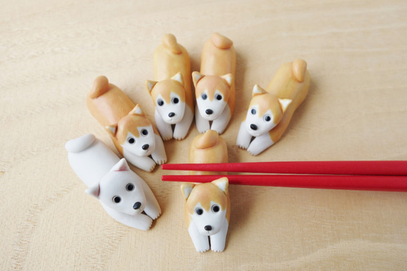 我們的狗-uchinoko筷子架 第4張的照片
