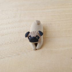 再販 うちの犬-uchinoko箸置き（パグ） 2枚目の画像