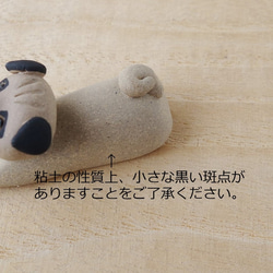 再販 うちの犬-uchinoko箸置き（パグ） 5枚目の画像