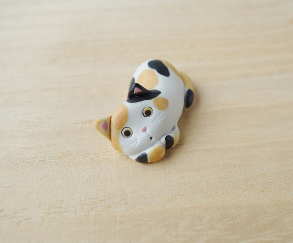 「うちの猫-uchinoko」箸置き（まったり猫ちゃん） 1枚目の画像