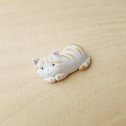 「うちの猫-uchinoko」箸置き（まったり猫ちゃん） 2枚目の画像