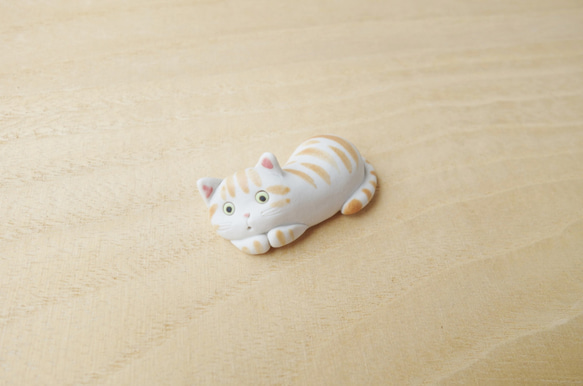 「うちの猫-uchinoko」箸置き（まったり猫ちゃん） 2枚目の画像