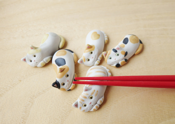 可愛的貓-筷子休息 第4張的照片