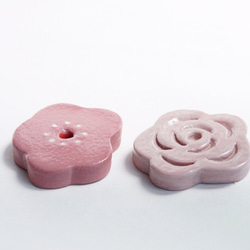 den ハシピロウ～ピンクのお花の箸置き～Ｂセット 5枚目の画像