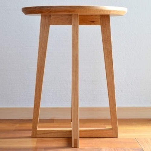 ナラ材の立方体 2 ディスプレイ 展示台 ナラ材の立方体 2