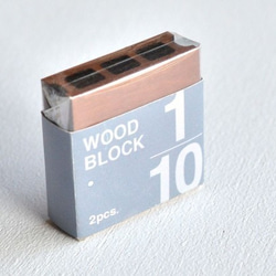 木製コンクリートブロック(1/10スケール)２pcs 4枚目の画像