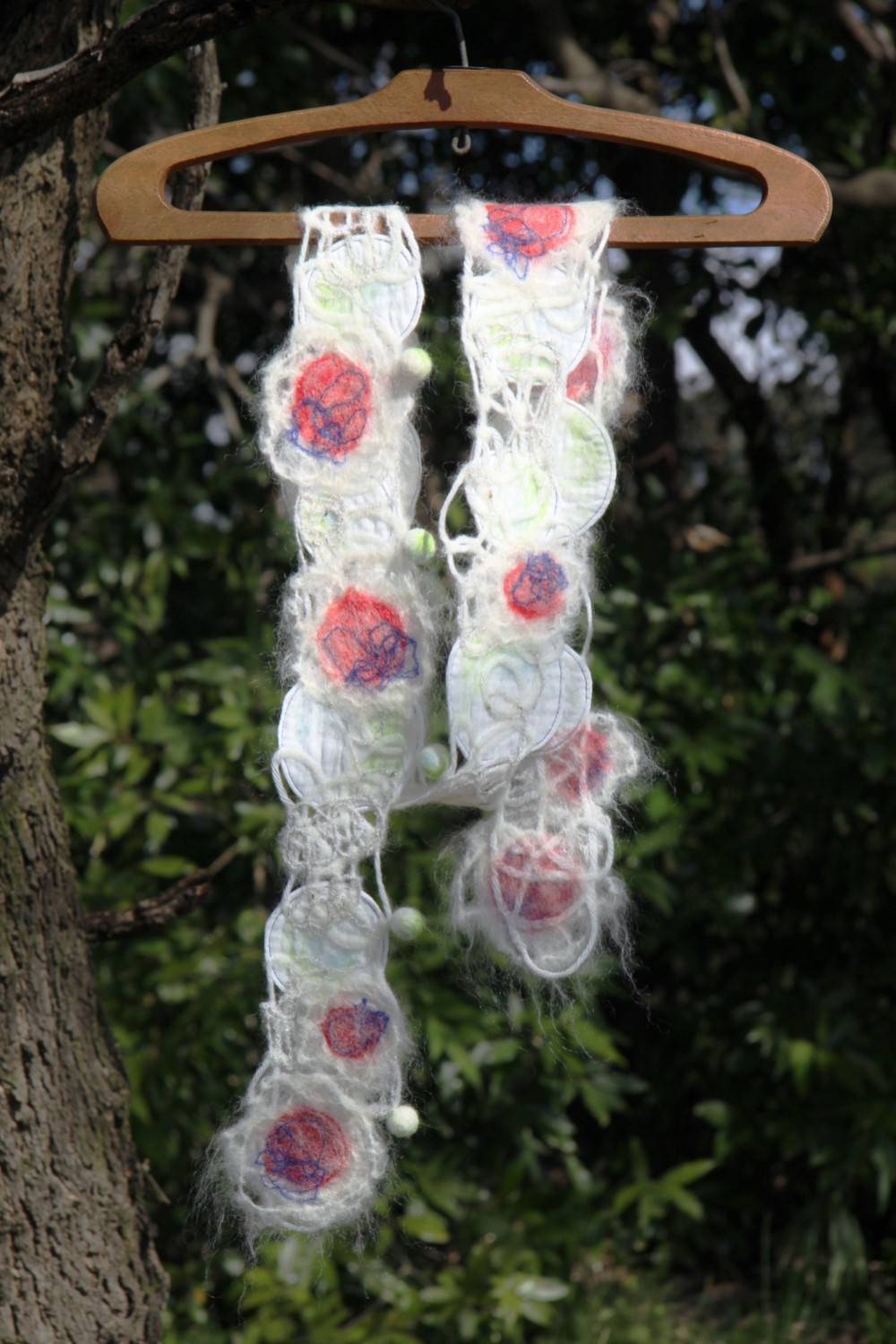 アネモネと鏡ベルト【送料無料】