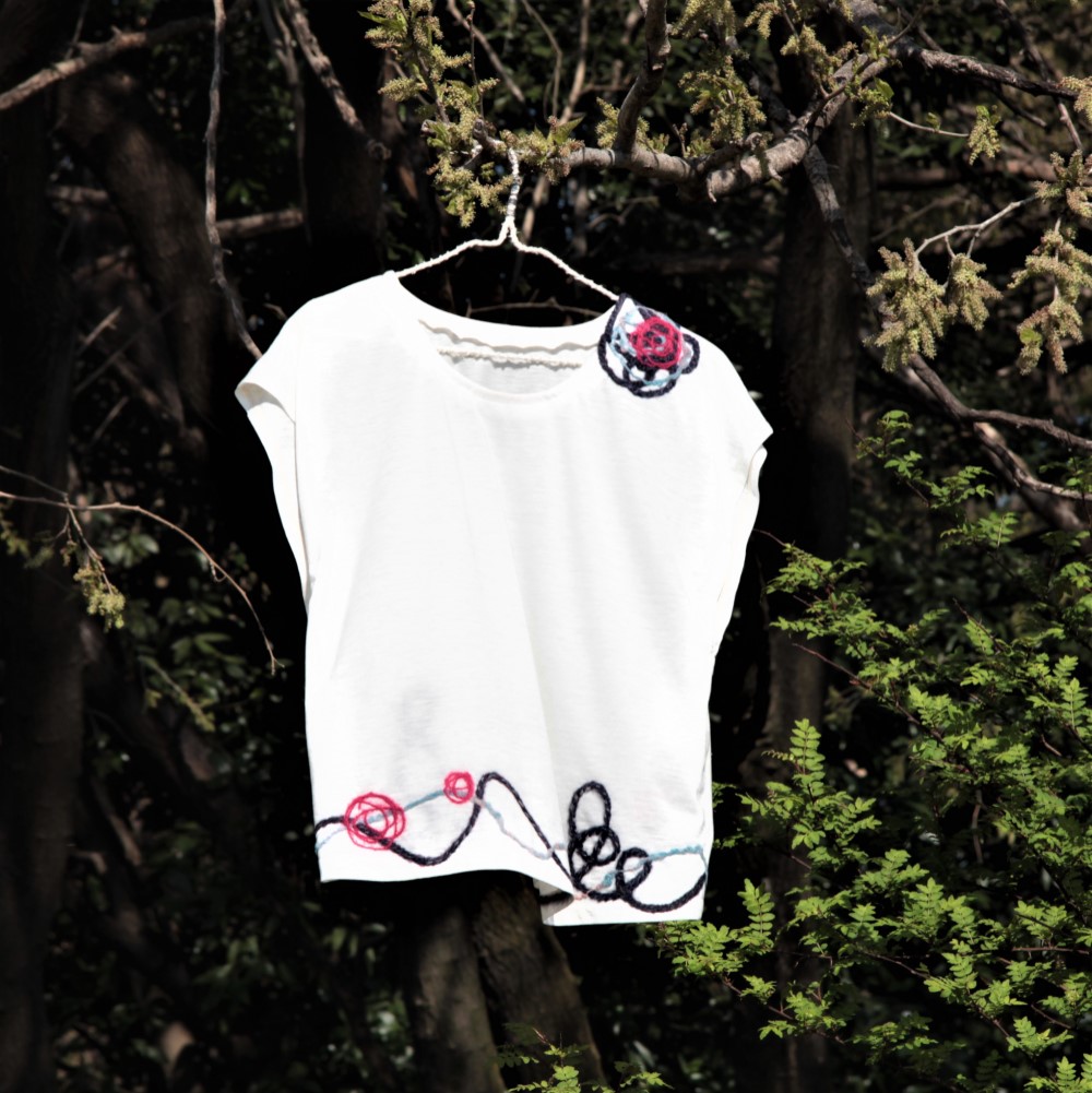 リボンでギフトフレンチTシャツ【送料無料】