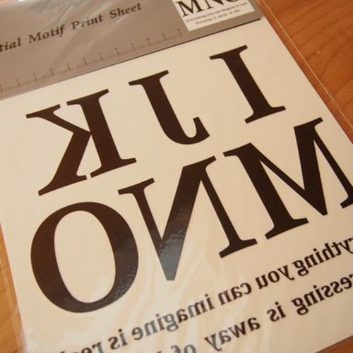 ☆送料込み☆3シート 【アイロン転写シート アルファベット ／3種×各1