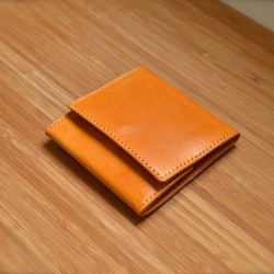 LOLOMA LEATHER BOX COIN-CASE【キャメルイエロー／在庫有】 2枚目の画像