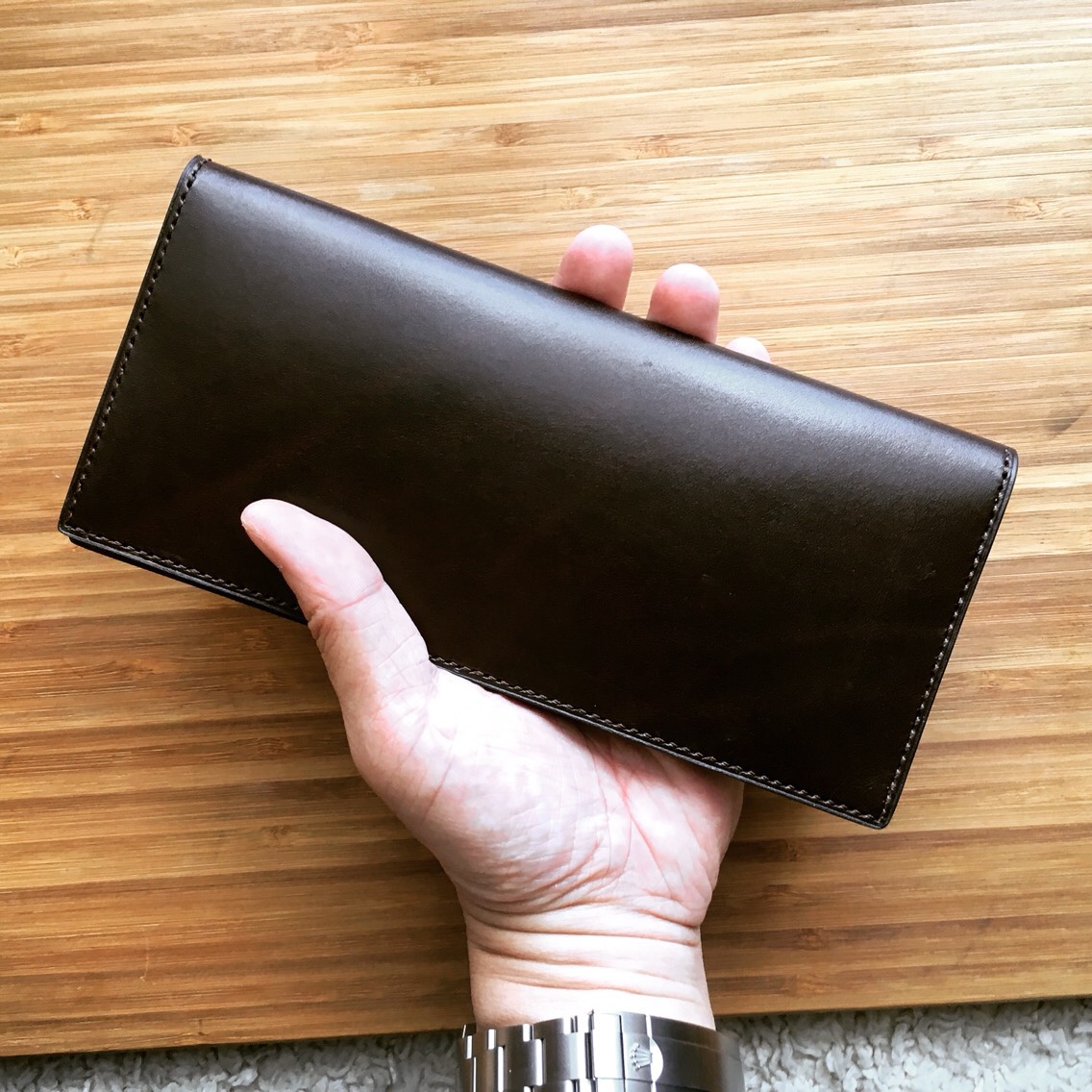 ルガトー スマートウォレット【ダークブラウン等／受注製作】