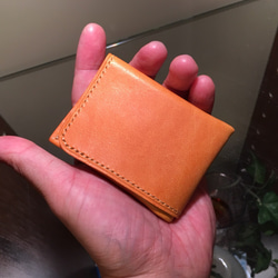 LOLOMA LEATHER FOLD COIN-CASE【キャメルイエロー／在庫有】 1枚目の画像