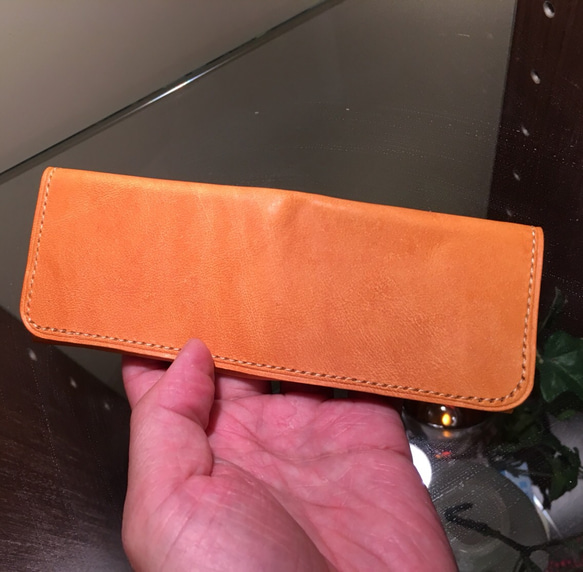 LOLOMA LEATHER FOLD COIN-CASE【キャメルイエロー／在庫有】 3枚目の画像