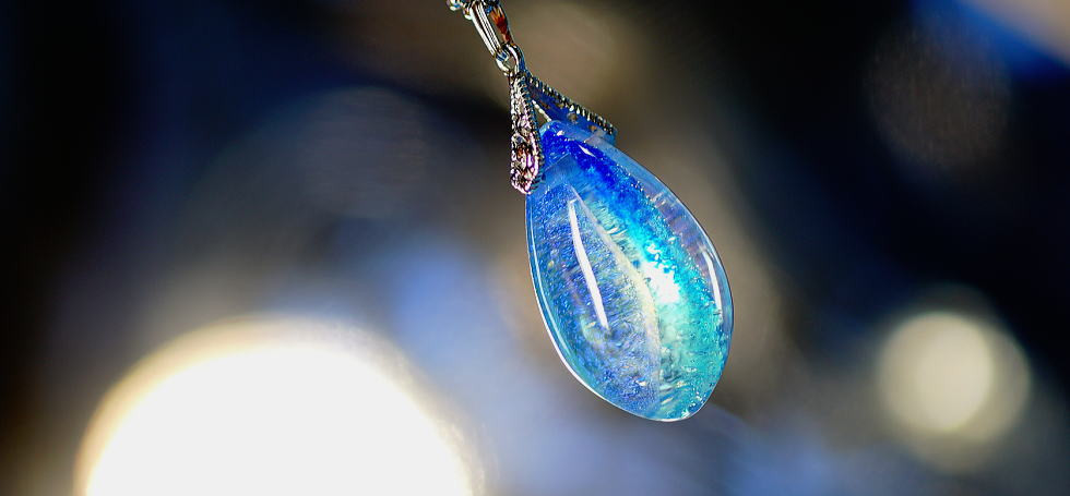 【受注制作】 氷の薔薇 ～ 雪解雫 ～