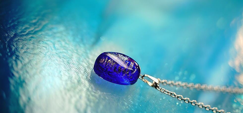 【受注制作】 Blue shiny jewel