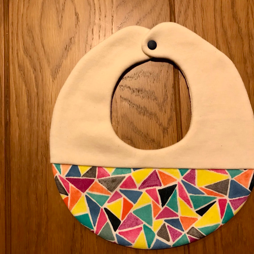 ハンドメイド 三角スタイ(気球柄) 7bda77dbfb4fcc287edd10d927ef49