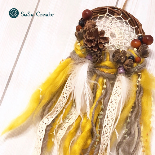 可愛いリースのドリームキャッチャーA リース SaSa Create 通販