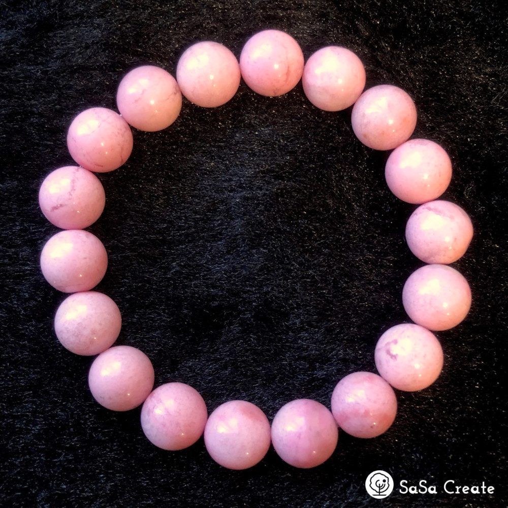 はんなりピンク☆桜ロードナイト ブレスレット10.5mm