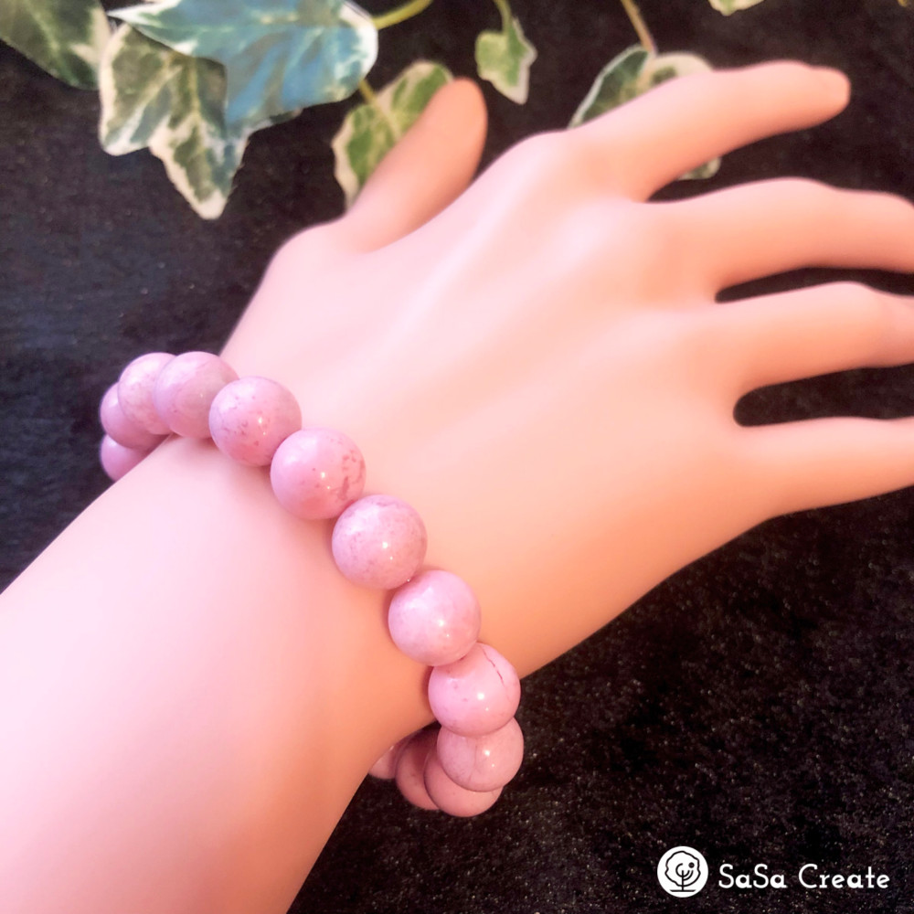 はんなりピンク☆桜ロードナイト ブレスレット10.5mm