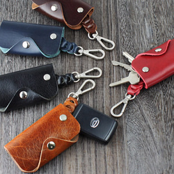 5色 生皮 智慧鑰匙包 第1張的照片