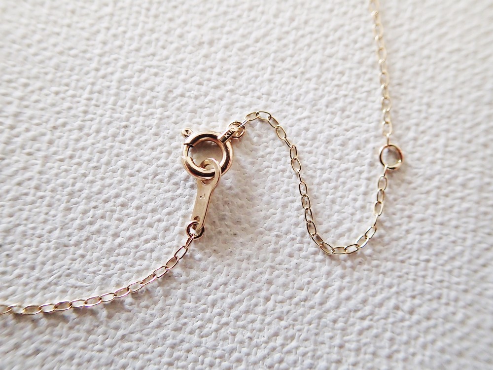 d-NH  -colore-  ネックレス ｢C｣  #7801C [ K10 × K18金箔 + ﾀﾞｲﾔﾓﾝﾄﾞ ]