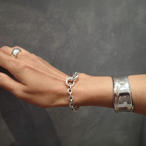 D-NH バングル SILVER×K18