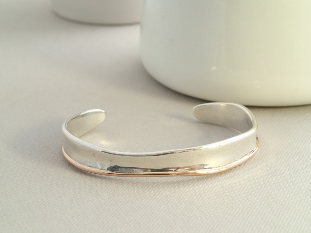 d-NHディーエヌエイチ -flutti- バングル [ ＳＶ925･K18] #1412