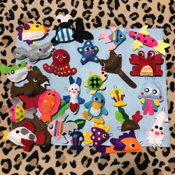 大漁フェルトのお魚釣りセット☆100匹 おもちゃ・人形 ronron 通販