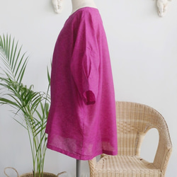 成人可愛印度布束腰上衣紫色（新加坡包郵） 第4張的照片