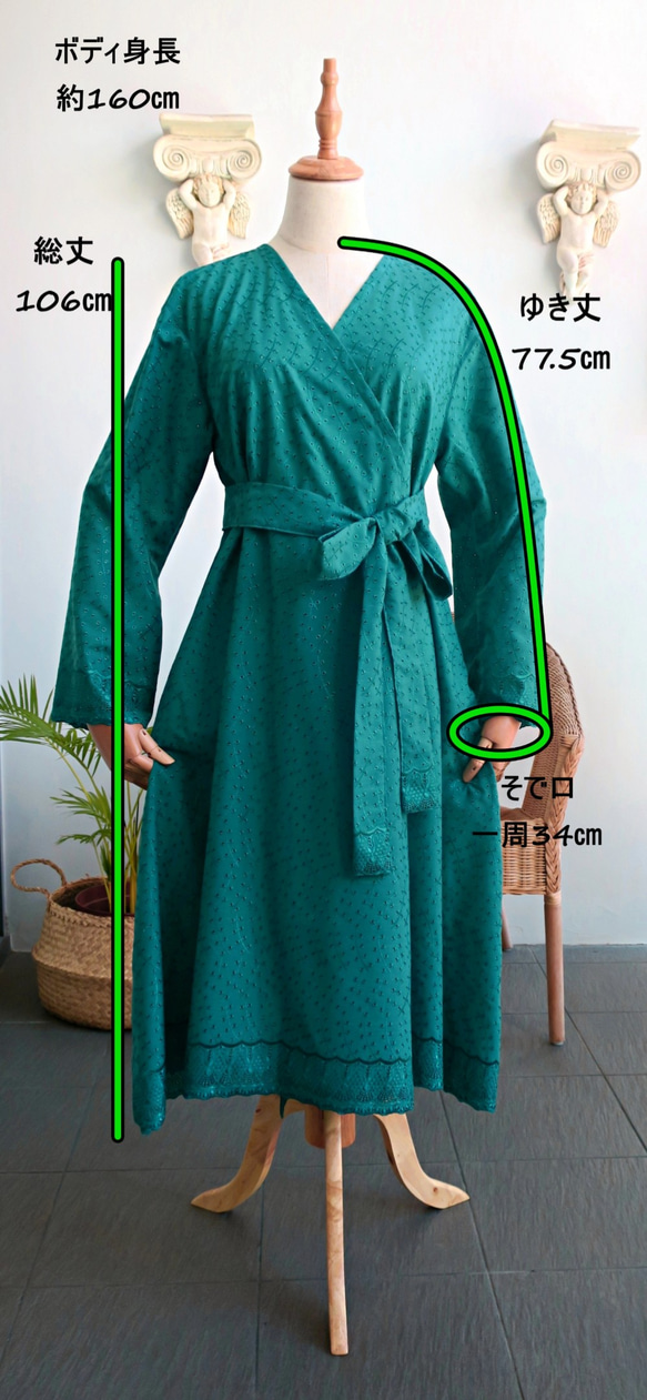 一枚で何通りも着こなせる「くすみカラー」のコート・羽織もの・チュニック（シンガポールから送料無料） 8枚目の画像