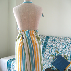 圍裙，鍋夾具的兩個自然色（印度棉花）“的免費送貨活動” 第2張的照片