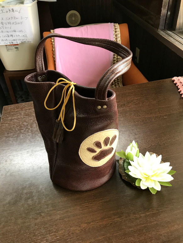 バケツ型トートbag（送料サービス） 2枚目の画像