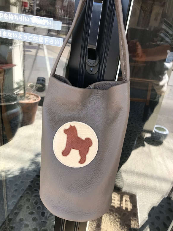 ✨かげちよ様説明✨かげちよ様売約済み✨バケツ型　柴ちゃんbag 送料込み 3枚目の画像