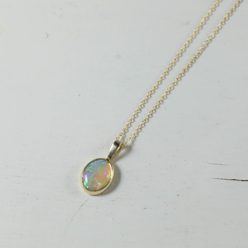 18金オパールペンダントトップ ネックレス・ペンダント Berin