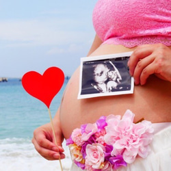 オシャレ妊婦さんのマタニティーサッシュベルト 2枚目の画像